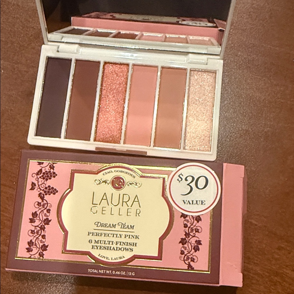 Laura Geller Dream Team Eyeshadow Palette - Pink and Brown Tones